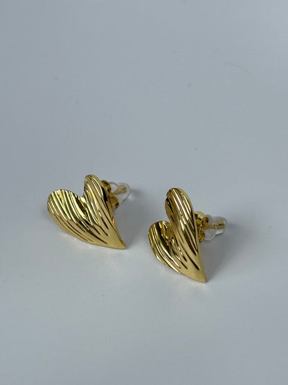 Edelstahl Herz Ohrringe