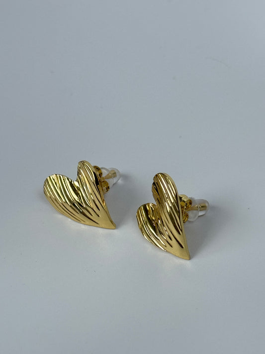 Edelstahl Herz Ohrringe