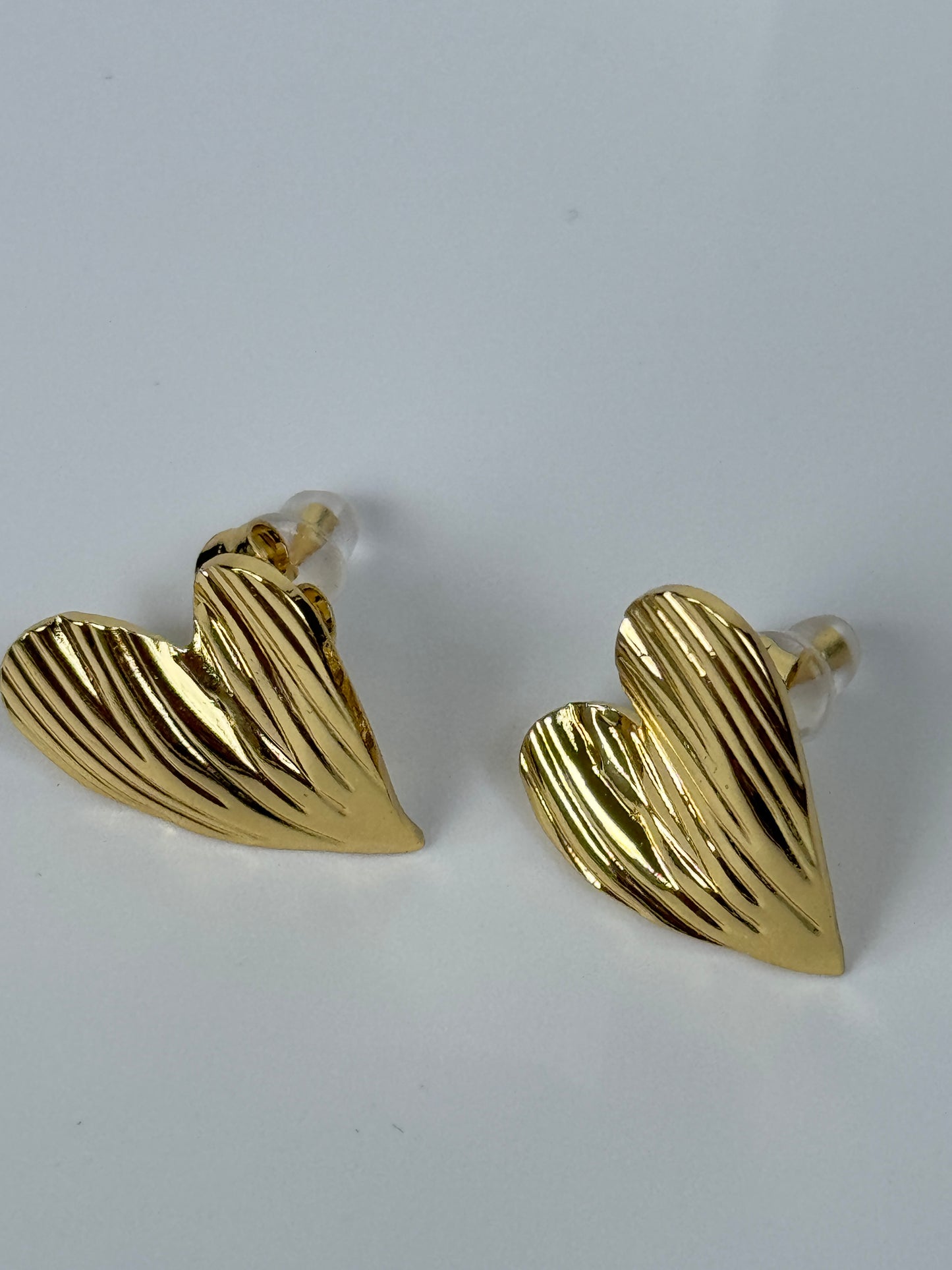 Edelstahl Herz Ohrringe