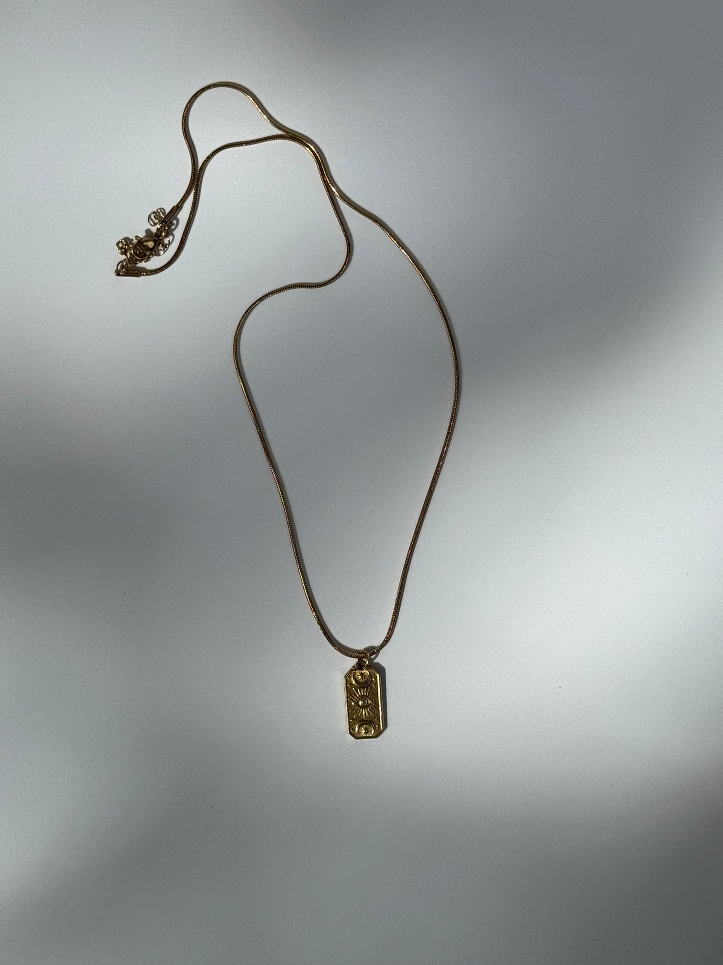 Vintage Plaketten Halskette