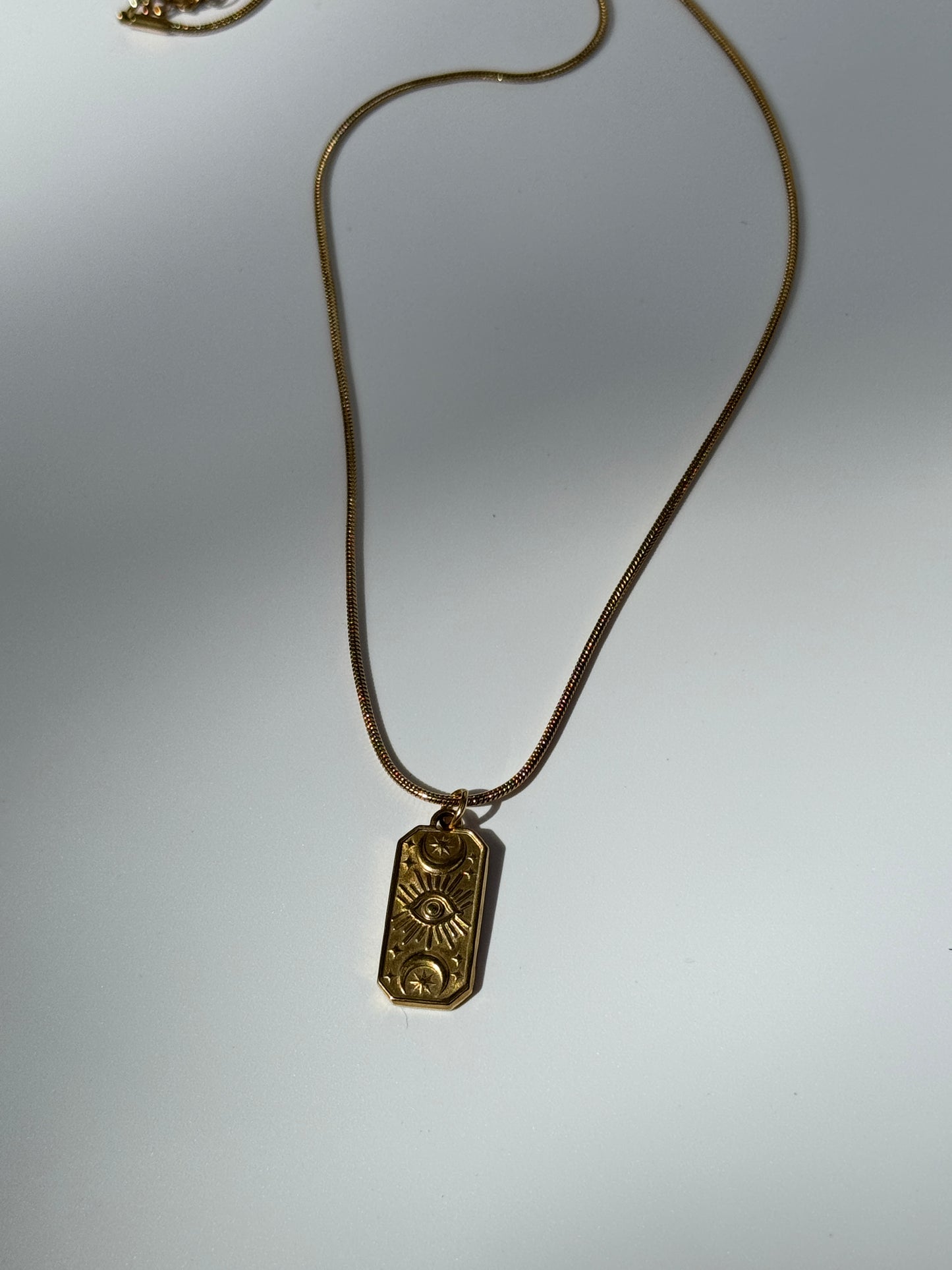 Vintage Plaketten Halskette