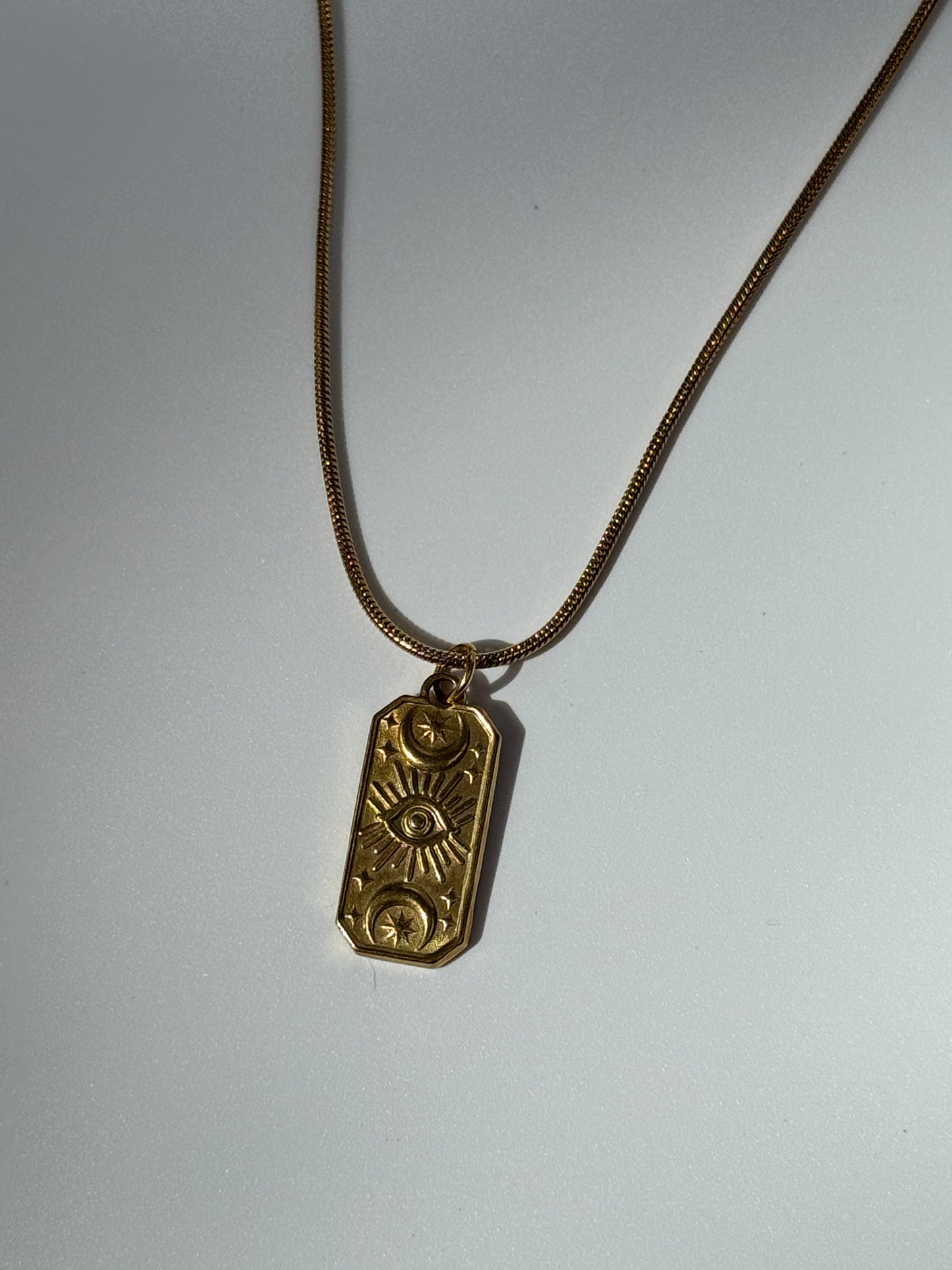 Vintage Plaketten Halskette