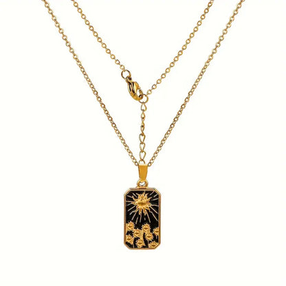 Minimalistische Edelstahl-Halskette – Wasserfest & Allergiefrei – Vergoldet – Geschenk für Frauen