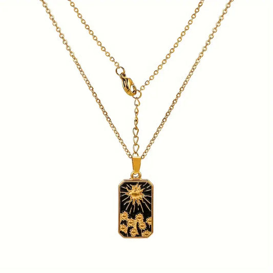 Minimalistische Edelstahl-Halskette – Wasserfest & Allergiefrei – Vergoldet – Geschenk für Frauen